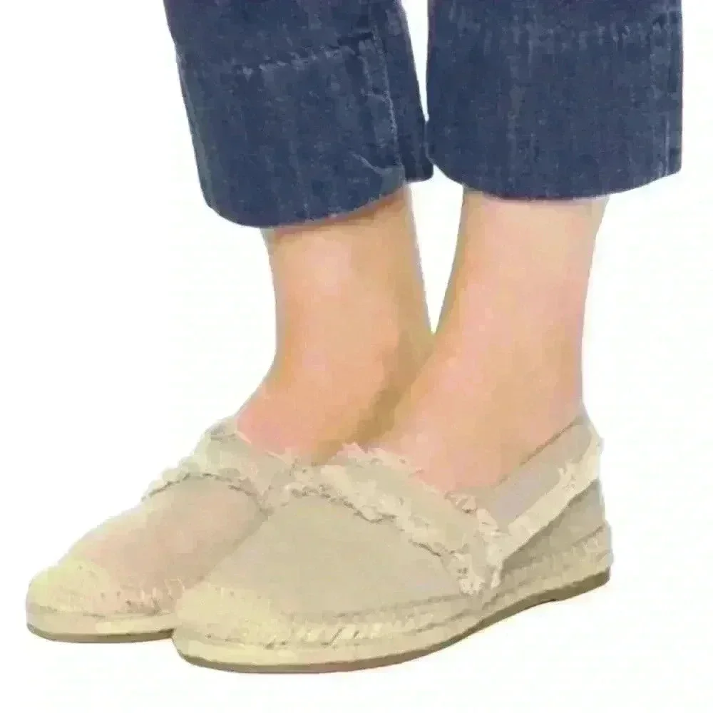 Joie VIVIENNE FRINGE ESPADRILLE FLATS SIZE 5 (EUR 35)